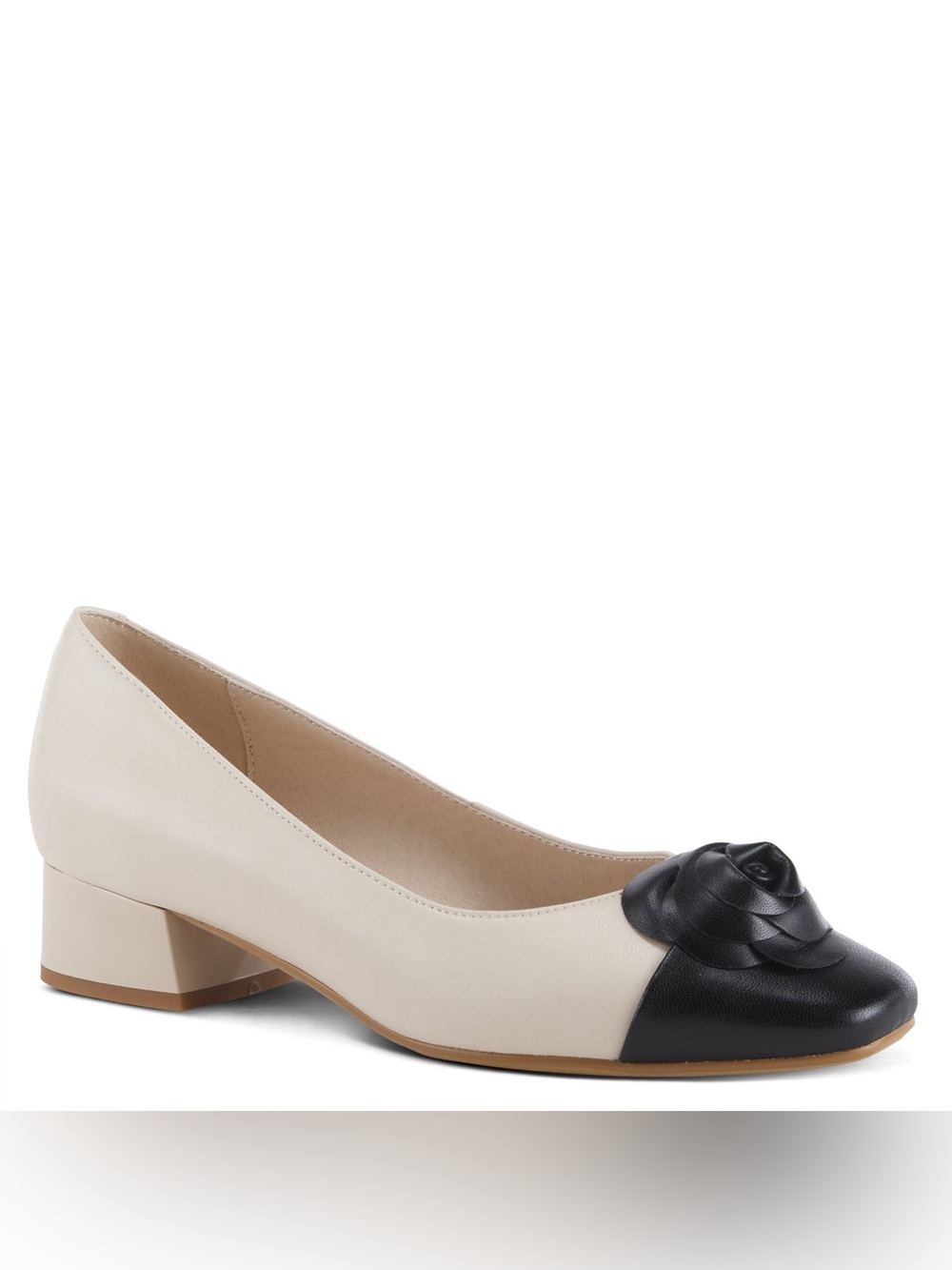 ❤️SPRING STEP❤️TWO-TONE CAP TOE PUMP! NEVER WORN! - Picture 1 of 7